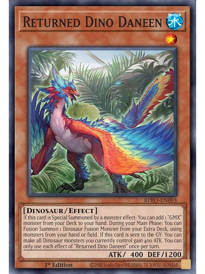 Returned Dino Daneen - BPRO-EN093 - Super Rare 1st Edition 1