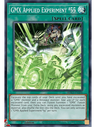 GMX Applied Experiment #55 - BPRO-EN096 - Super Rare 1st Edition