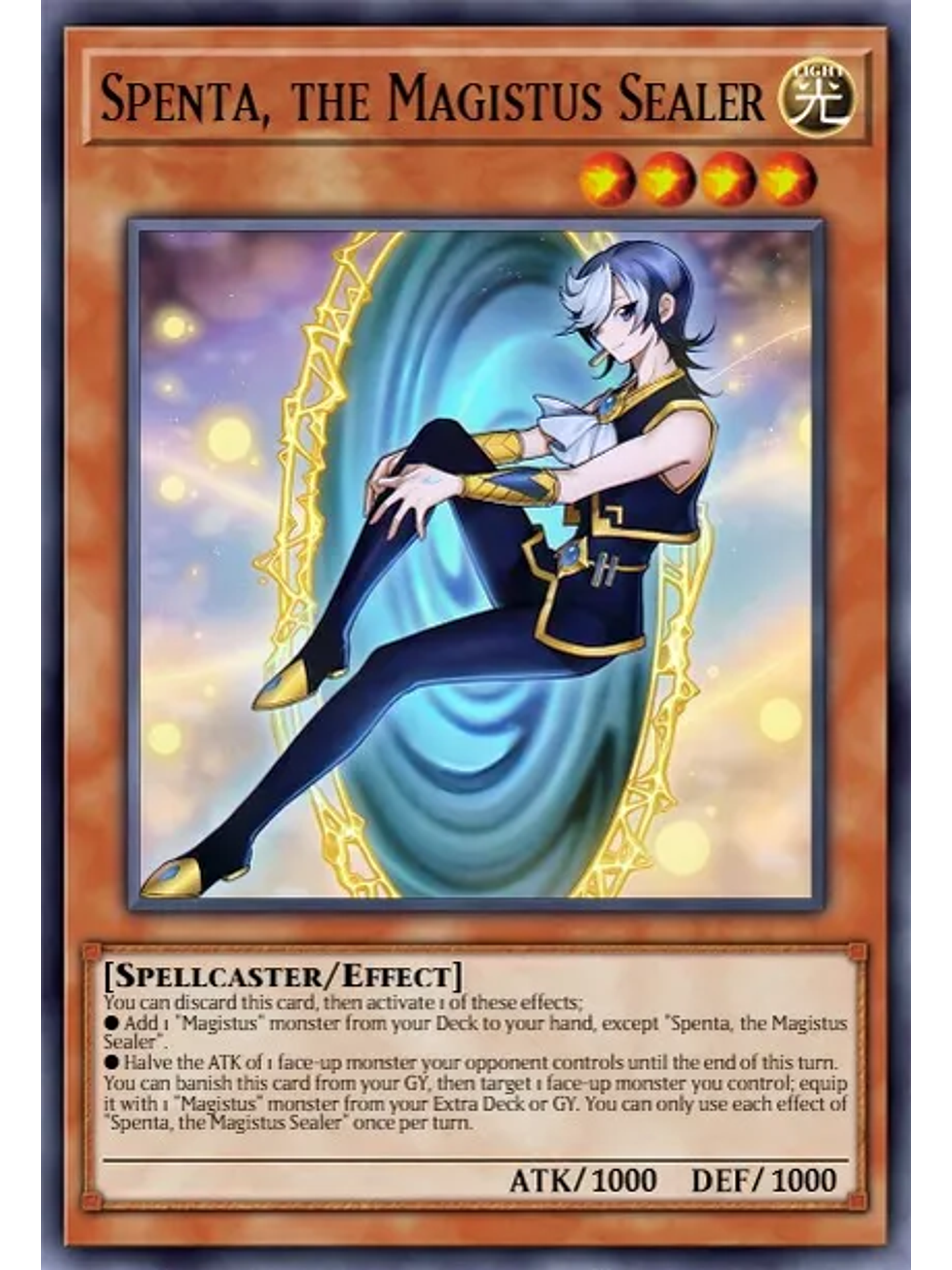 Spenta, the Magistus Sealer - BPRO-EN098 - Secret Rare 1st Edition 1