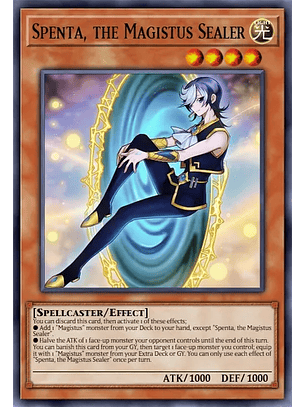 Spenta, the Magistus Sealer - BPRO-EN098 - Starlight Rare 1st Edition