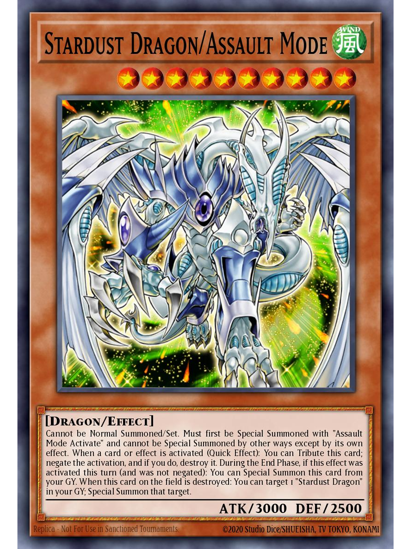 Stardust Dragon/Assault Mode - BPRO-EN101 - Starlight Rare 1st Edition 1