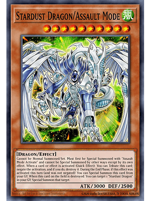 Stardust Dragon/Assault Mode - BPRO-EN101 - Starlight Rare 1st Edition