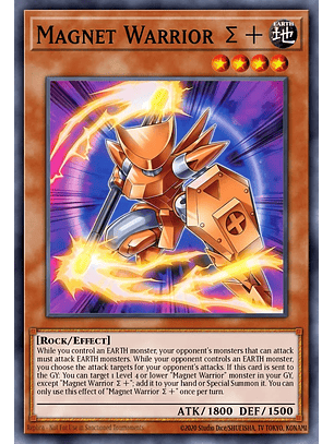 Magnet Warrior Sigma Plus - BPRO-EN005 - Common 1st Edition