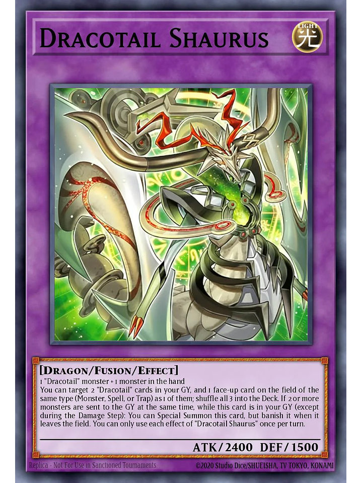 Dracotail Shaulas - BPRO-EN037 - Starlight Rare 1st Edition 1