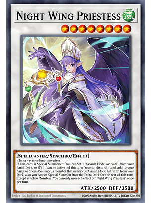 Nightwinged Cleric - BPRO-EN038 - Super Rare 1st Edition