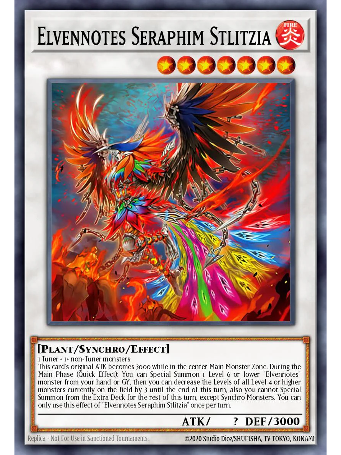 Elfnote Seraphim Strelitzia - BPRO-EN040 - Ultra Rare 1st Edition 1