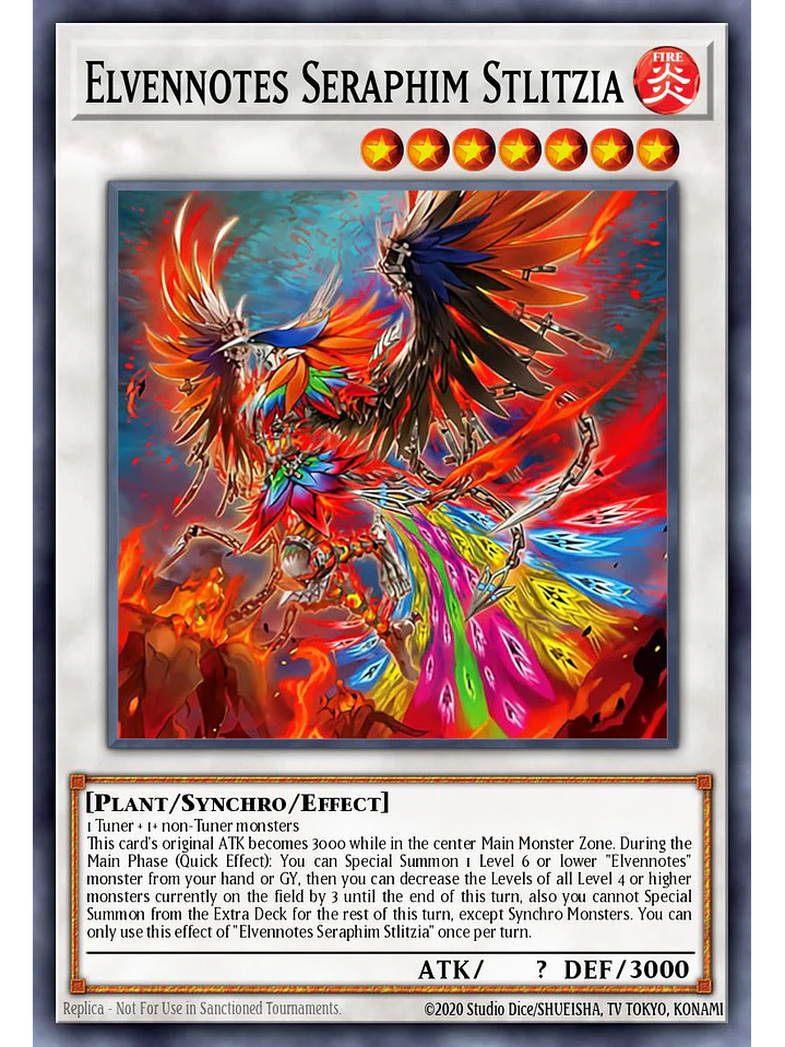 Elfnote Seraphim Strelitzia - BPRO-EN040 - Ultra Rare 1st Edition 1