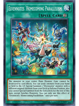 Elfnotes: Welcome Home - BPRO-EN056 - Super Rare 1st Edition