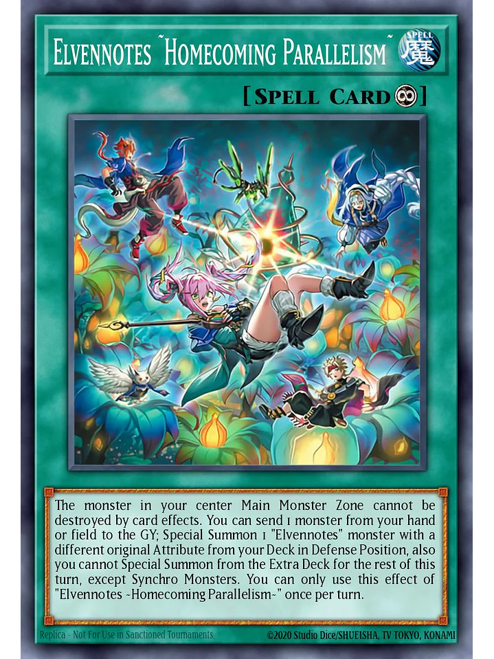 Elfnotes: Welcome Home - BPRO-EN056 - Super Rare 1st Edition 1