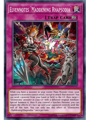 Elfnotes: Rhapsodia of Madness - BPRO-EN072 - Common 1st Edition