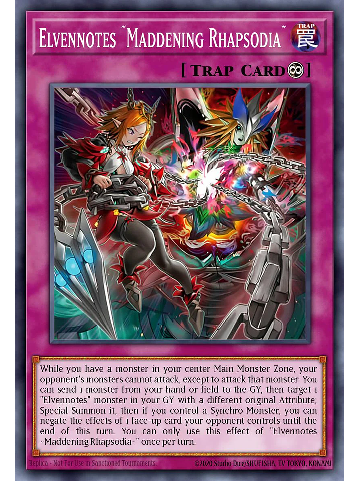 Elfnotes: Rhapsodia of Madness - BPRO-EN072 - Common 1st Edition 1