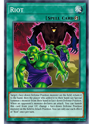 Riot's Reason - BPRO-EN069 - Common 1st Edition