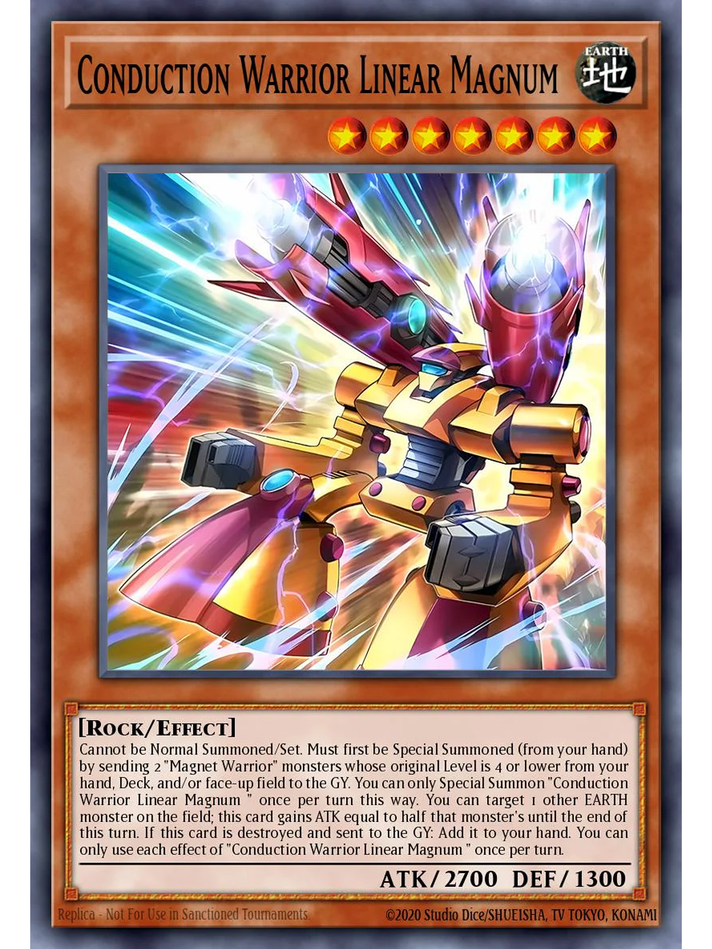 Conduction Warrior Linear Magnum Plus Minus - BPRO-EN099 - Super Rare 1st Edition 1