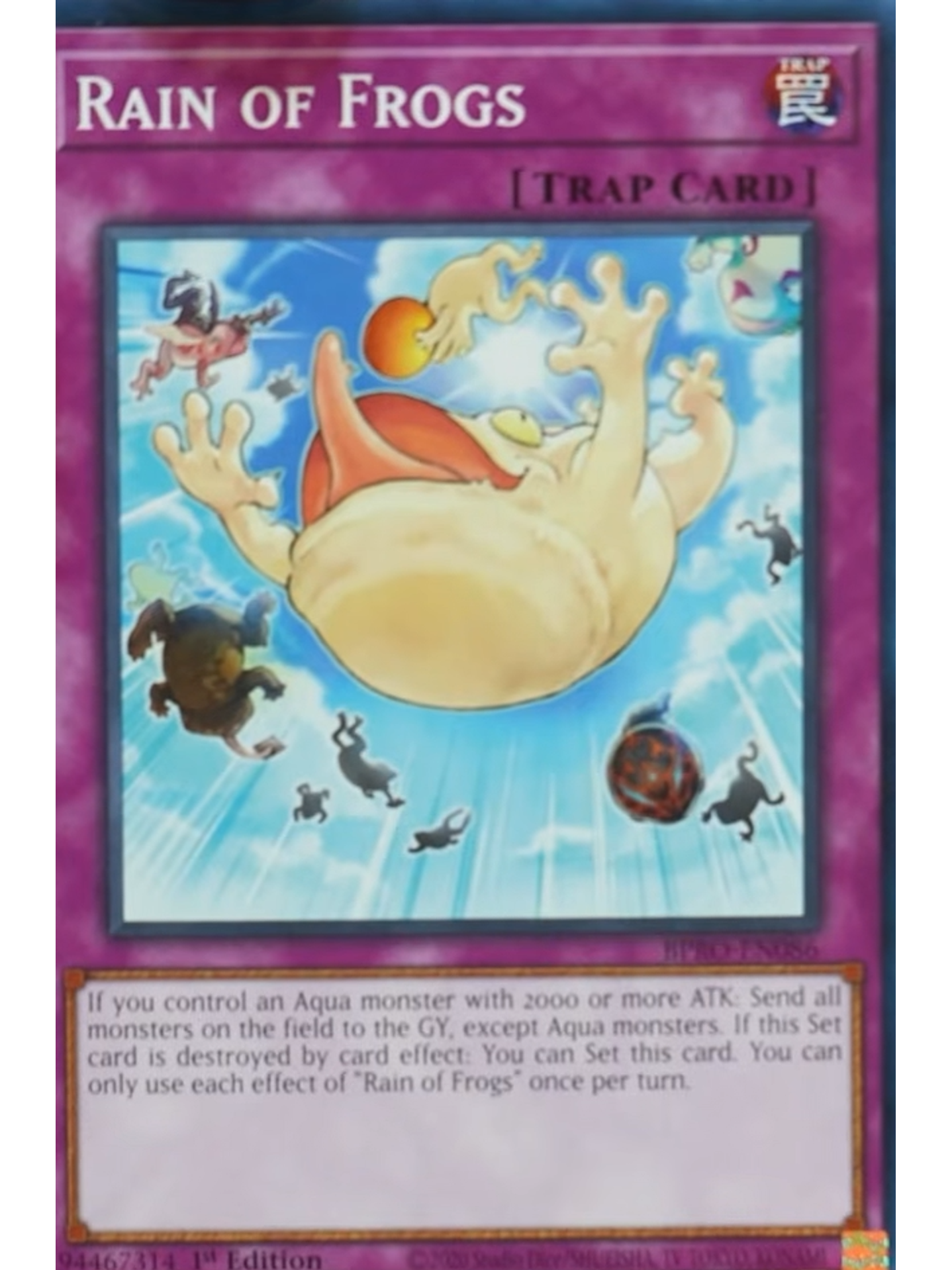 Rain of Frogs - BPRO-EN086 - Common 1st Edition 1