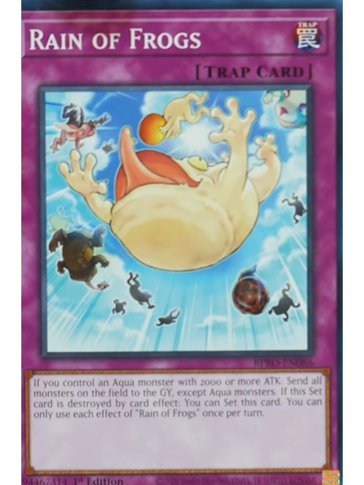 Rain of Frogs - BPRO-EN086 - Common 1st Edition 1