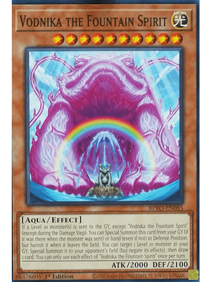 Vodnika the Fountain Spirit - BPRO-EN085 - Common 1st Edition