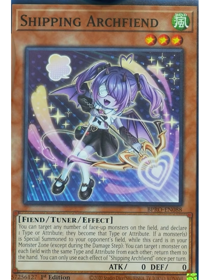 Shipping Archfiend - BPRO-EN088 - Common 1st Edition 1
