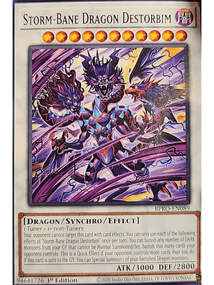 Storm-Bane Dragon Destorbim - BPRO-EN089 - Common 1st Edition