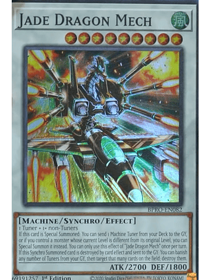 Jade Dragon Mech - BPRO-EN082 - Super Rare 1st Edition