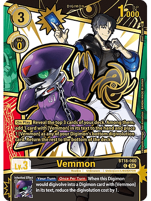 BT18-060 (Rare Pull) Vemmon