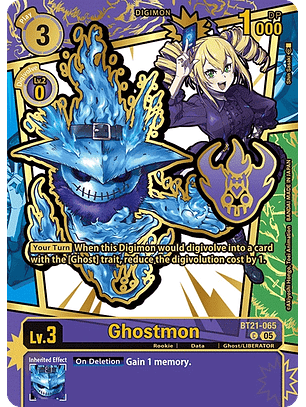 BT21-065 (Rare Pull) Ghostmon