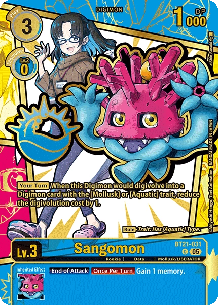 BT21-031 (Rare Pull) Sangomon