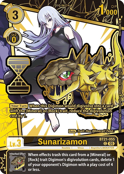 BT21-055 (Rare Pull) Sunarizamon