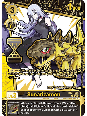 BT21-055 (Rare Pull) Sunarizamon