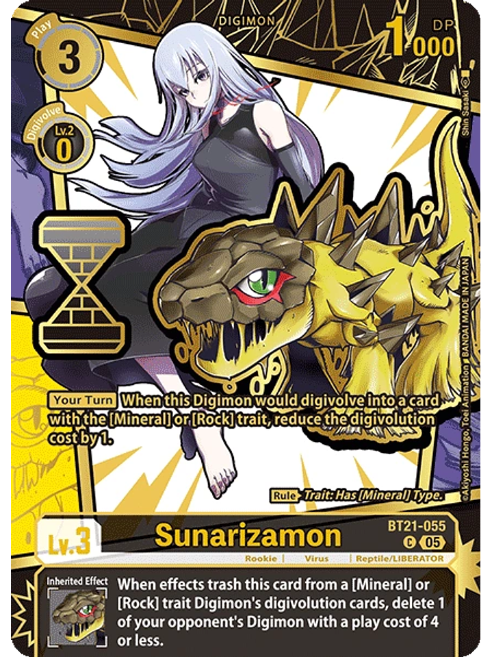 BT21-055 (Rare Pull) Sunarizamon 1