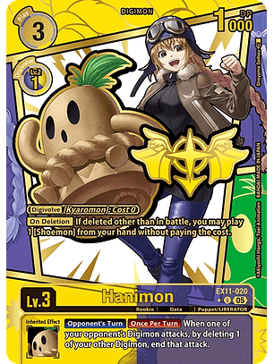 EX11-020 (Rare Pull) Hanimon