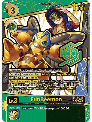 EX11-025 (Rare Pull) FunBeemon