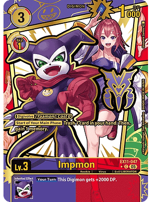 EX11-047 (Rare Pull) Impmon