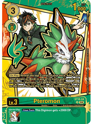 ST18-04 (Rare Pull) Pteromon