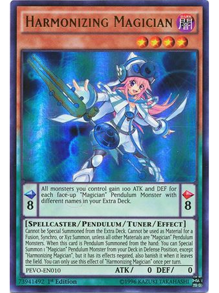 Harmonizing Magician - PEVO-EN010 - Ultra Rare 1st Edition 1
