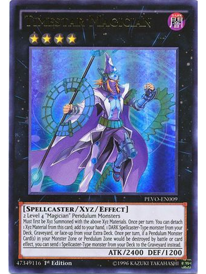 Timestar Magician - PEVO-EN009 - Ultra Rare 1st Edition 1