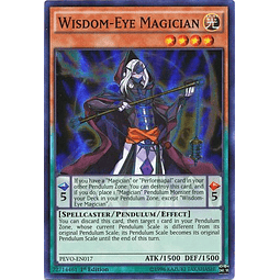 Wisdom-Eye Magician - PEVO-EN017 - Super Rare 1st Edition