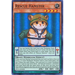 Rescue Hamster - PEVO-EN028 - Super Rare 1st Edition