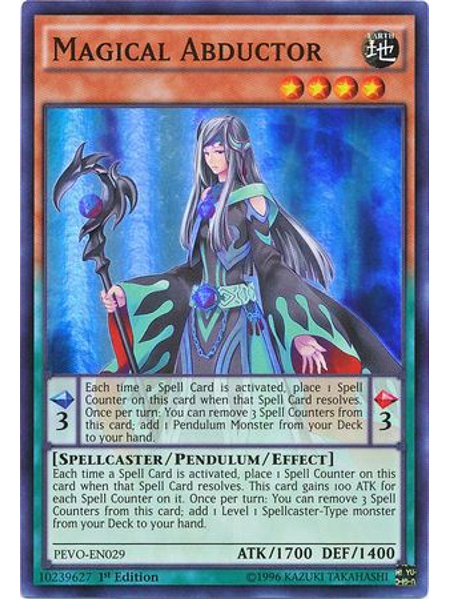 Magical Abductor - PEVO-EN029 - Super Rare 1st Edition 1