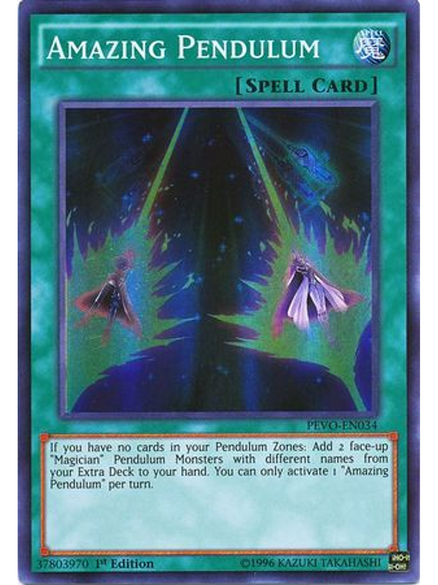 Amazing Pendulum - PEVO-EN034 - Super Rare 1st Edition 1
