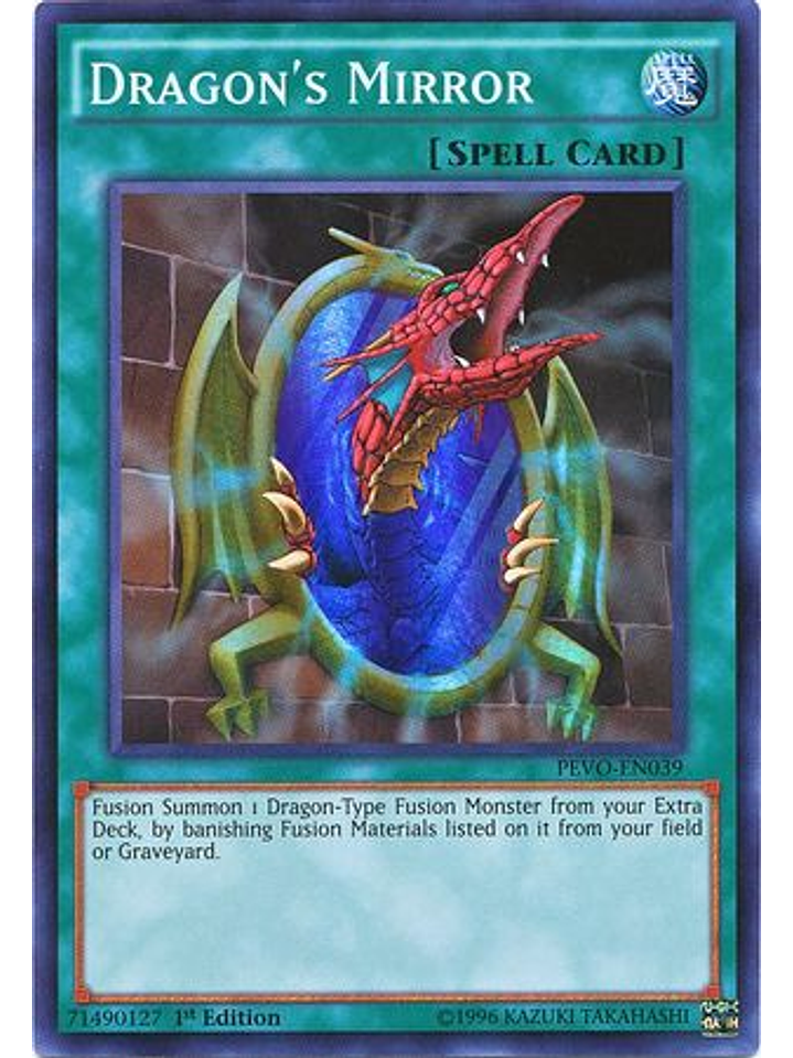Dragon's Mirror - PEVO-EN039 - Super Rare 1st Edition 1