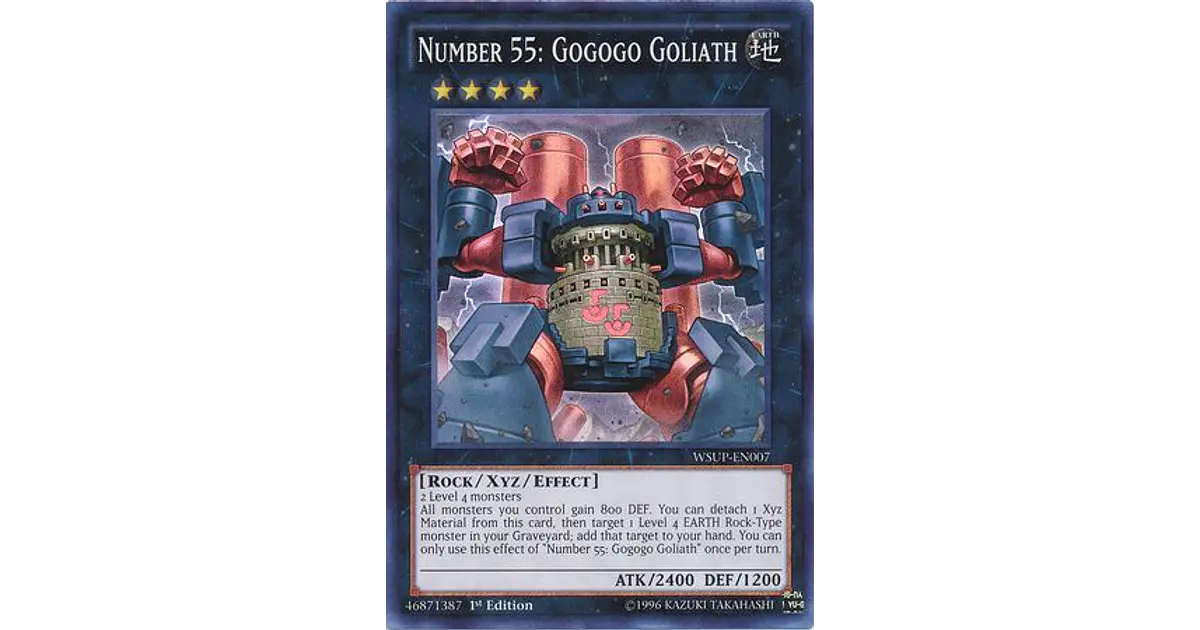 Number 55: Gogogo Goliath - WSUP-EN007 - Super Rare 1st E