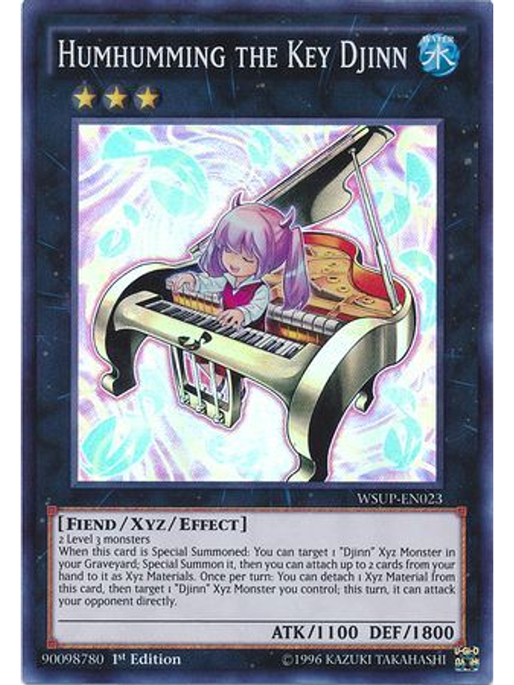 Humhumming the Key Djinn - WSUP-EN023 - Super Rare 1st Edition 1