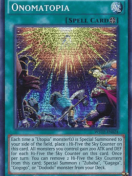 Onomatopia - WSUP-EN024 - Prismatic Secret Rare 1st Edition