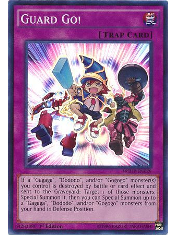 Guard Go! - WSUP-EN029 - Super Rare 1st Edition 1