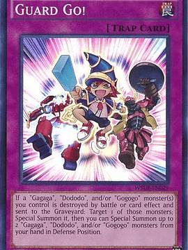 Guard Go! - WSUP-EN029 - Super Rare 1st Edition