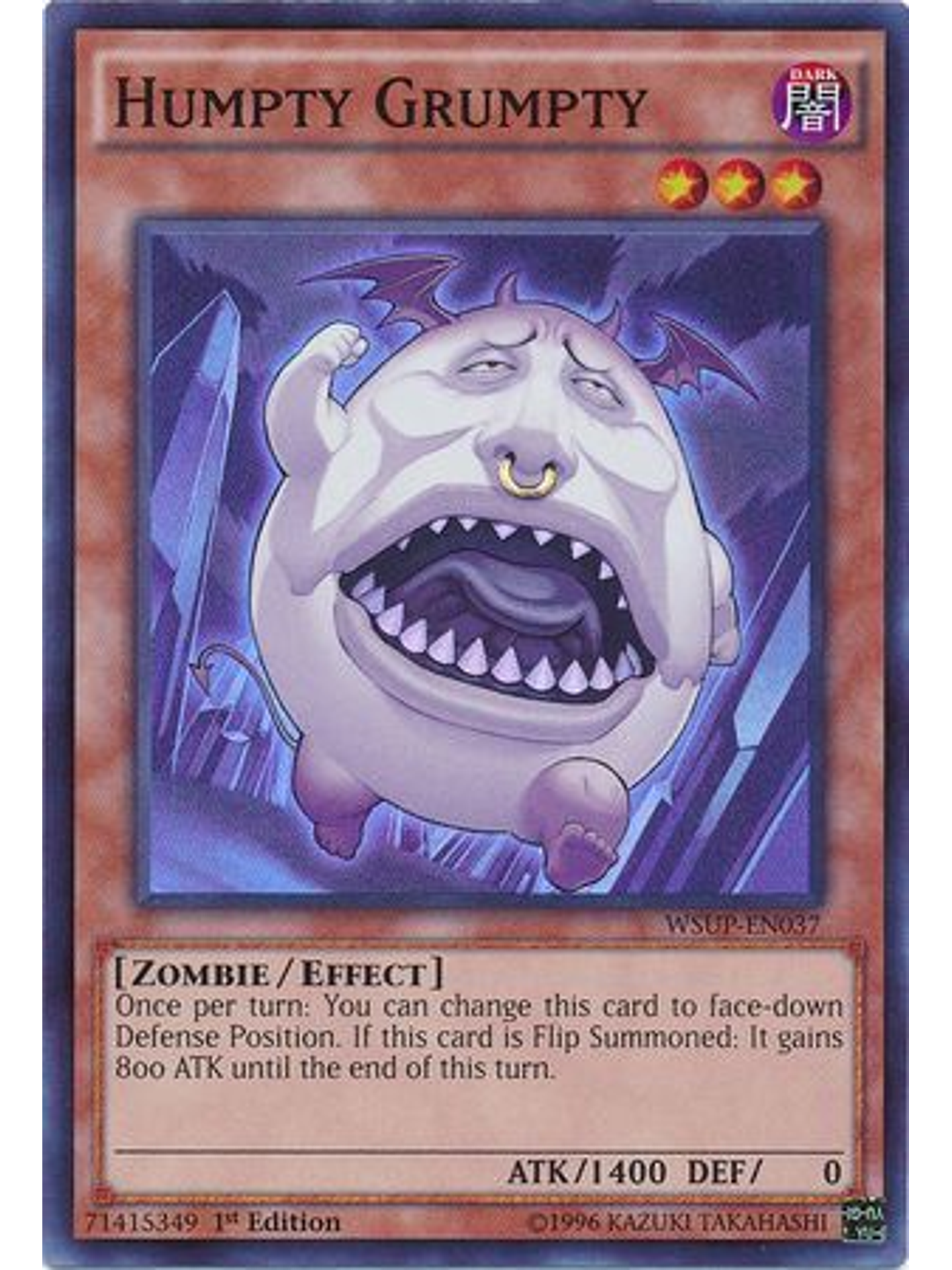 Humpty Grumpty - WSUP-EN037 - Super Rare 1st Edition 1