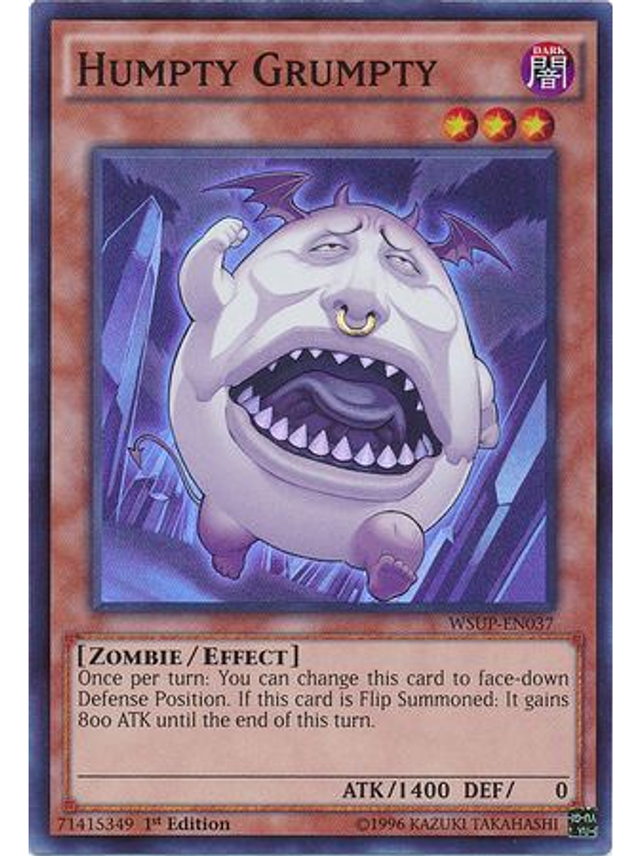 Humpty Grumpty - WSUP-EN037 - Super Rare 1st Edition 1