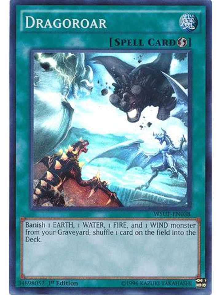 Dragoroar - WSUP-EN038 - Super Rare 1st Edition 1