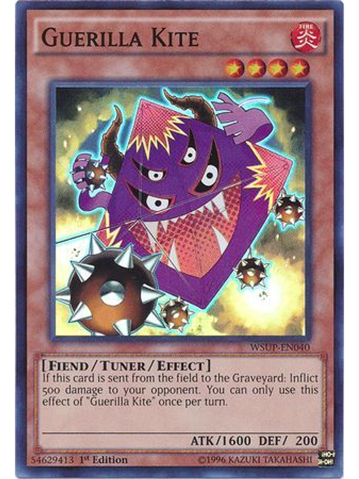 Guerilla Kite - WSUP-EN040 - Super Rare 1st Edition 1