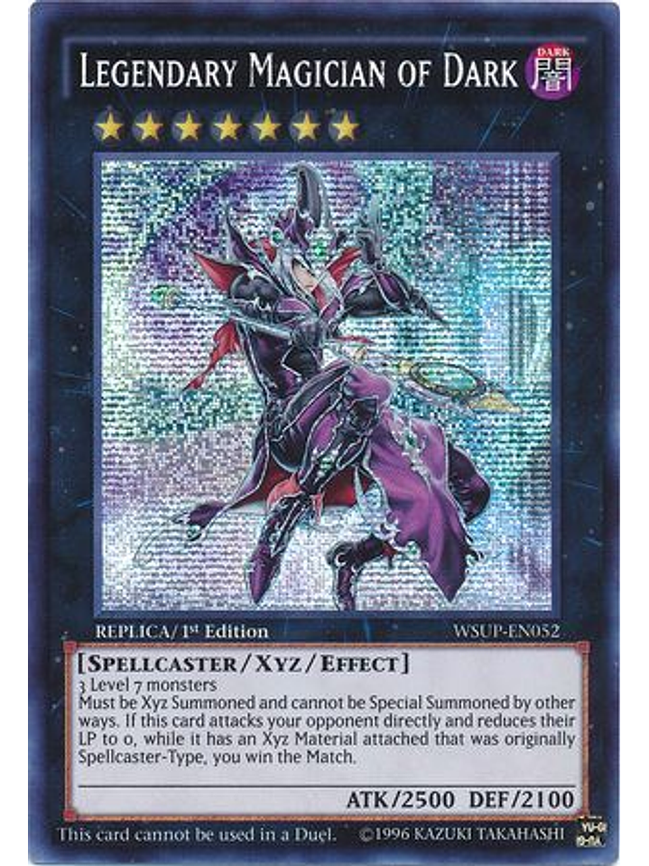 Legendary Magician of Dark - WSUP-EN052 - Prismatic Secret Rare 1st Edition 1
